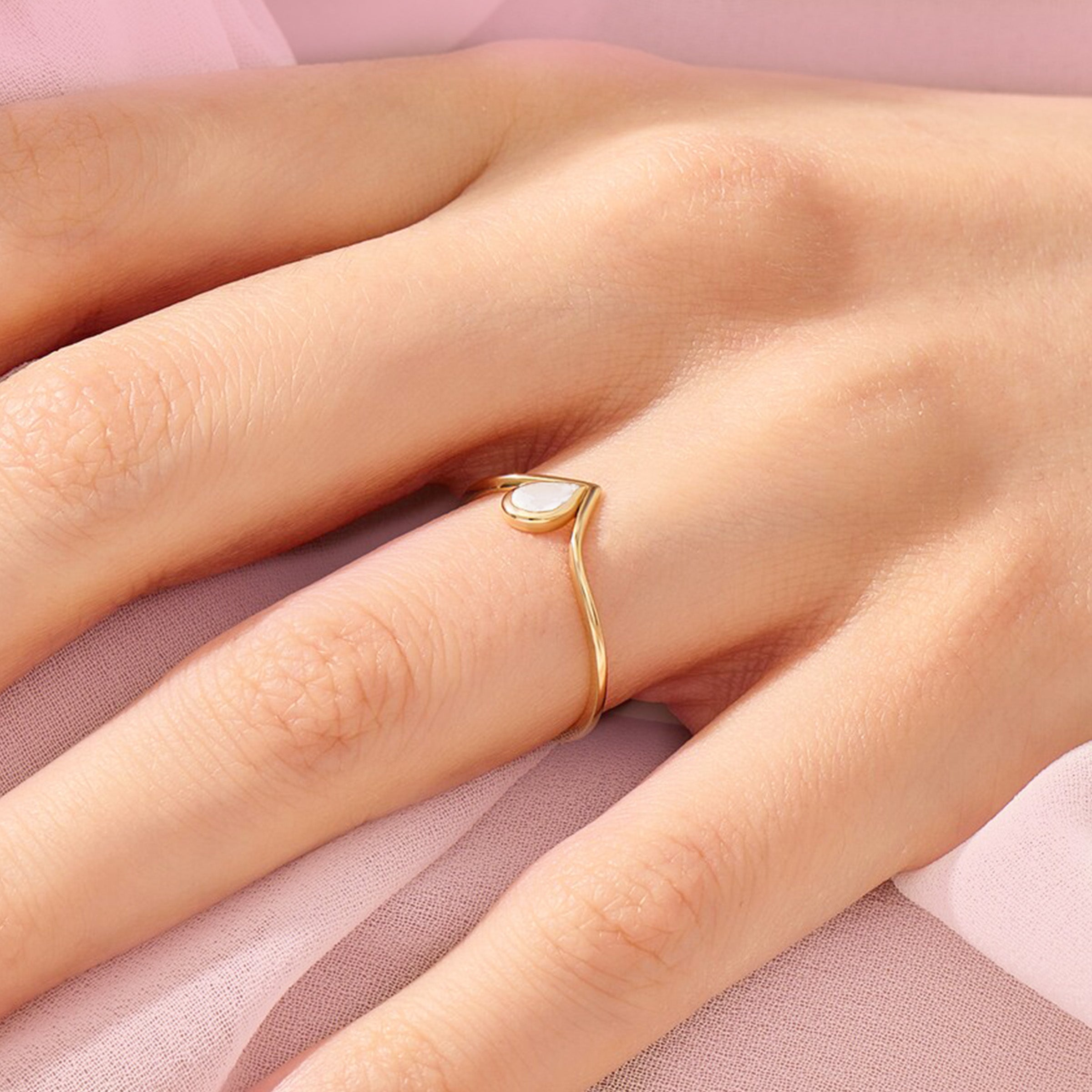 Tender Drop Breastmilk Ring - Sterling Silver Nursing Jewelry for Breastfeeding Moms - Perfect for Nursing, Pumping & Baby Showers