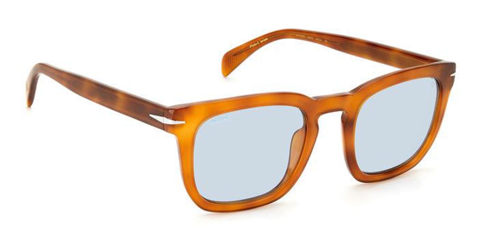 David Beckham DB7076/S Men's Sunglasses - Polarized UV Protection Aviator Style for Driving, Outdoor & Fashion