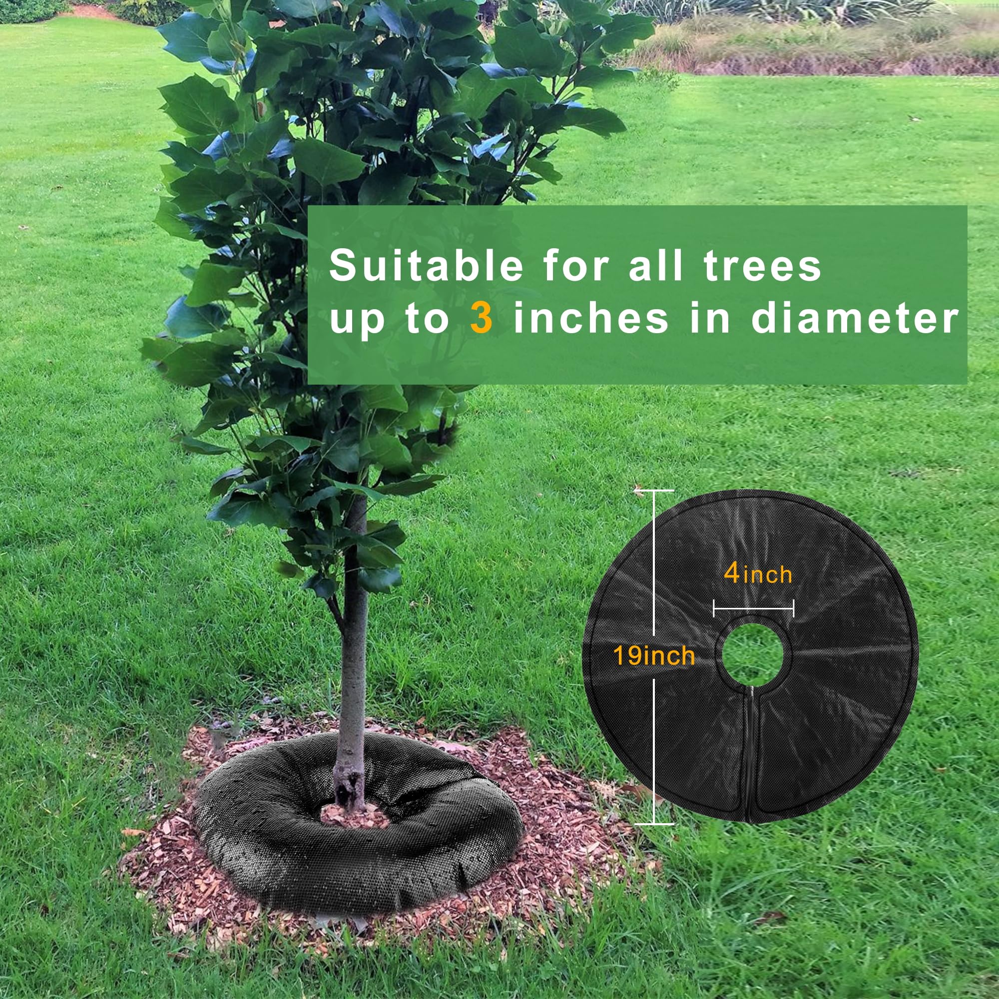 6PCS Tree Watering Rings - Automatic Refill & Slow Release System for Plants - Perfect for Garden, Lawn, and Outdoor Plant Care