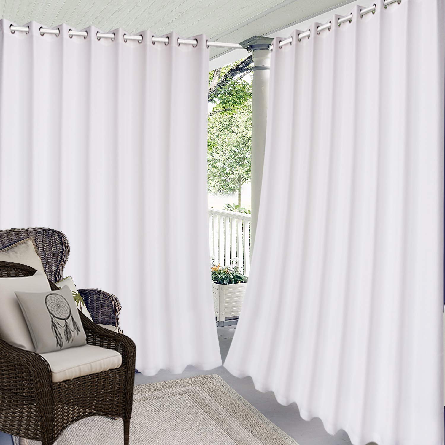 LORDTEX Waterproof Linen Look Curtains - 105