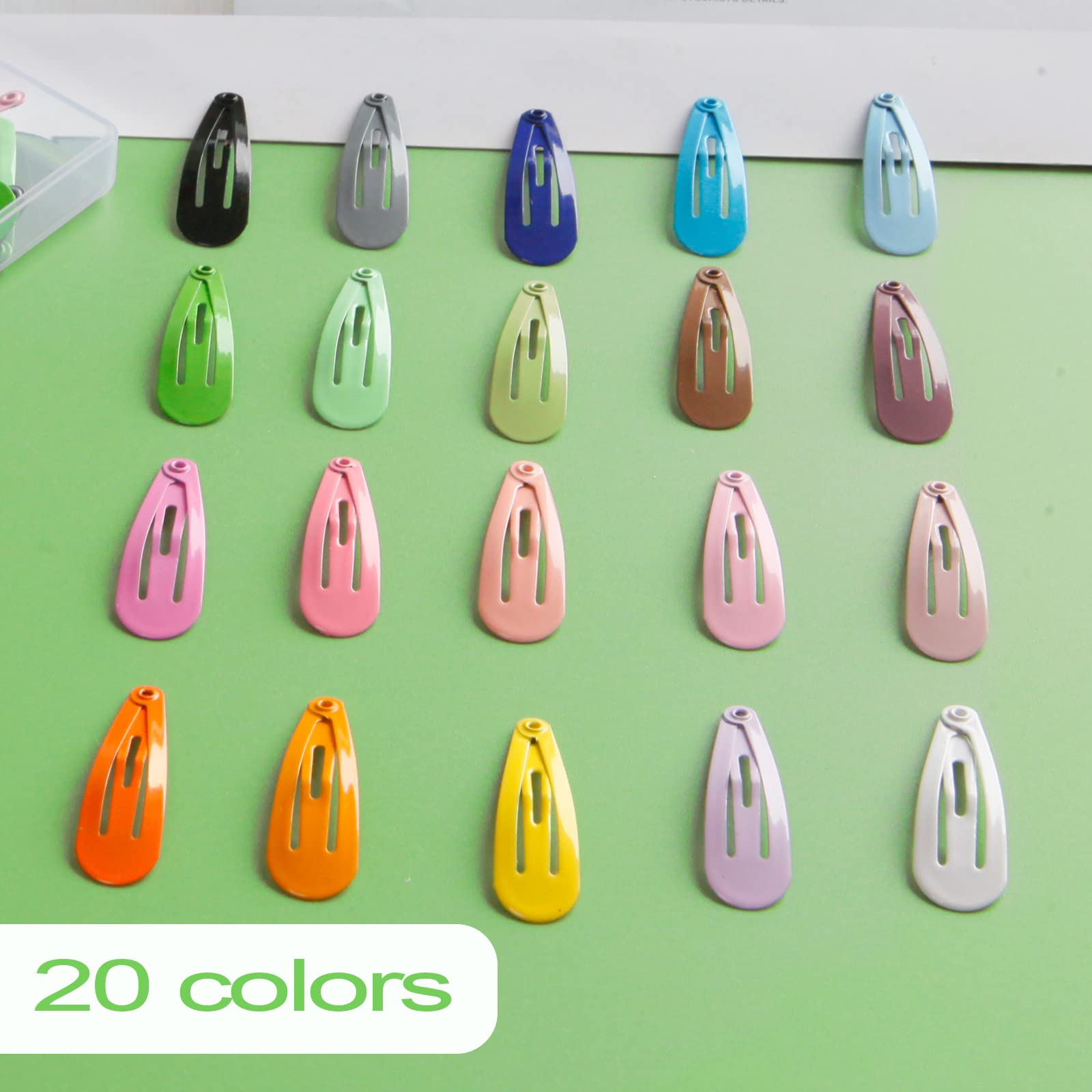Non-Slip Metal Snap Hair Clips for Toddler Girls - Mini Hair Bow Barrettes for Kids | Perfect for School, Parties & Daily Hair Styling