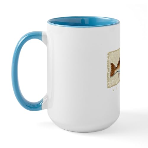 White/Blue Inside - Redfish Large Mug