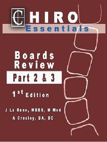 Chiro Essentials Boards - Comprehensive Review Parts 2 & 3 for Chiropractic Care | Perfect for Home & Professional Use