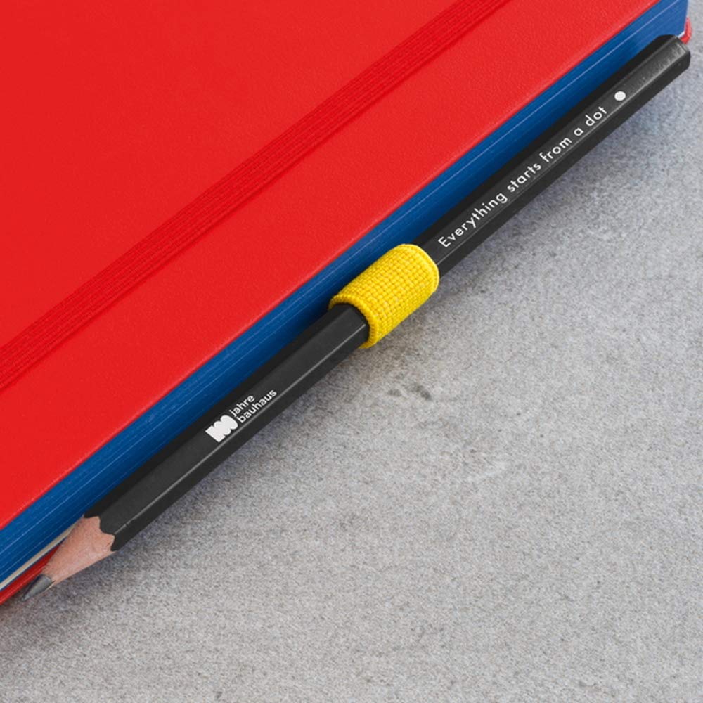 Leuchtturm Bauhaus 360136 HB Assorted Pencils - Lemon & Black - Premium Quality Drawing & Writing Pencils for Artists, Students & Office Use