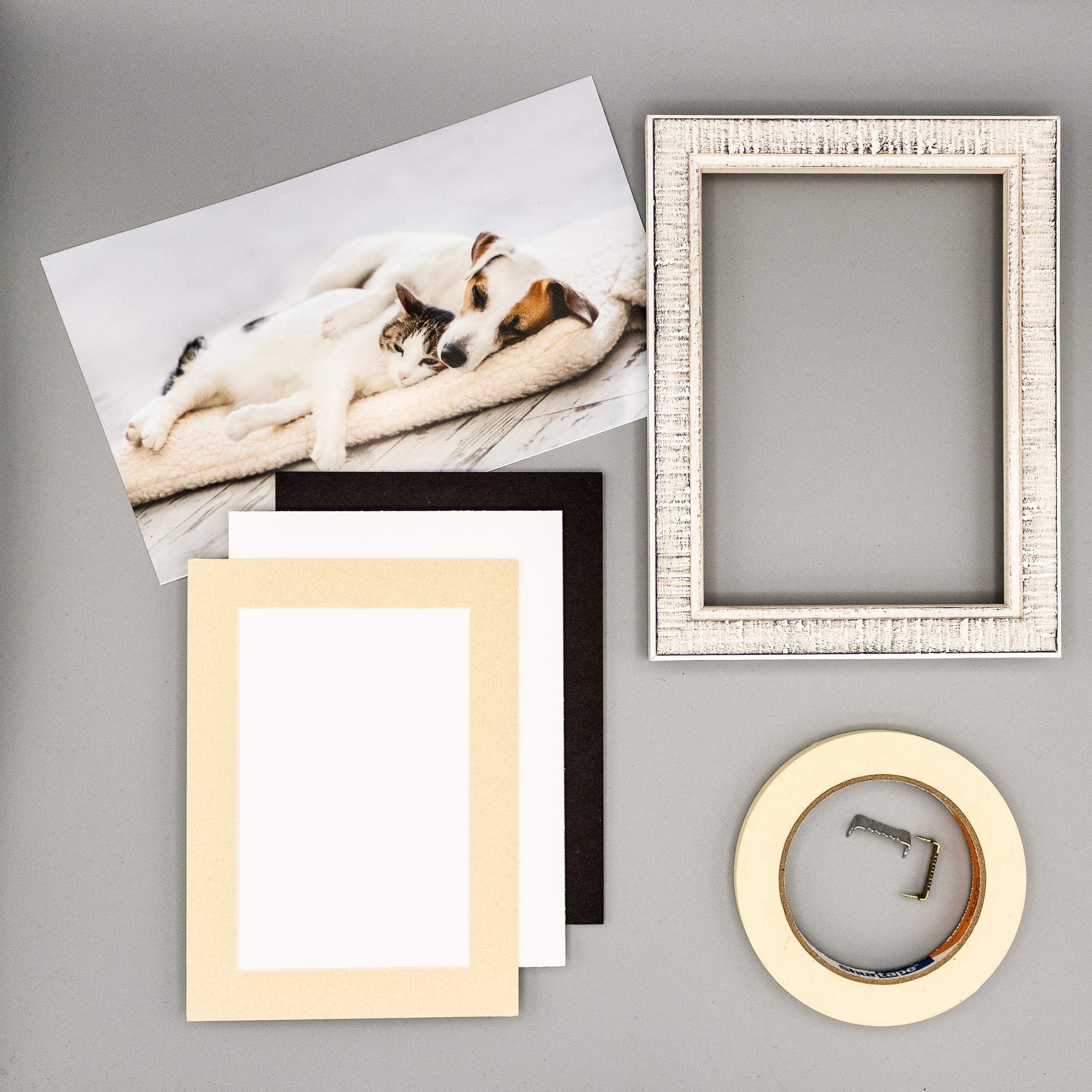 22x28 Inch Precut Tan Picture Matboard - Acid Free Bevel Cut Mat for 18x24 Inch Photos & Artwork - Perfect for Framing, Scrapbooking, and Home Decor Display