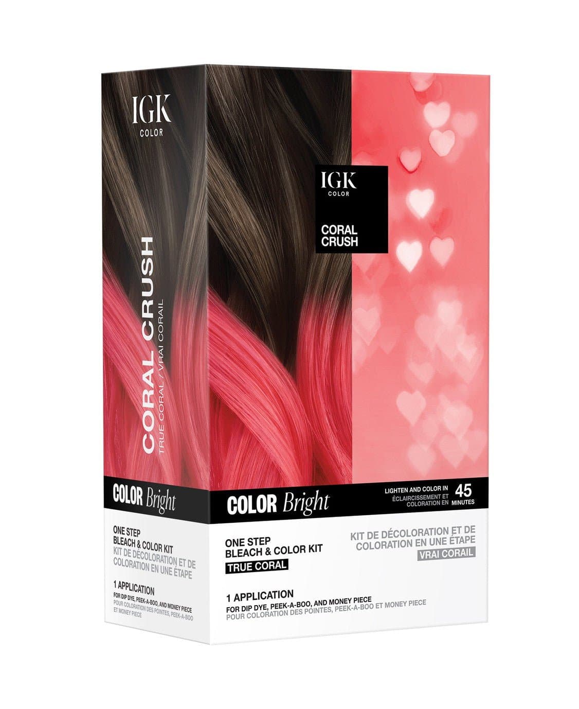 One Step Bleach & Color Kit for Vibrant Hair - At-Home Salon Quality Hair Dye with Easy Application for DIY Hair Coloring