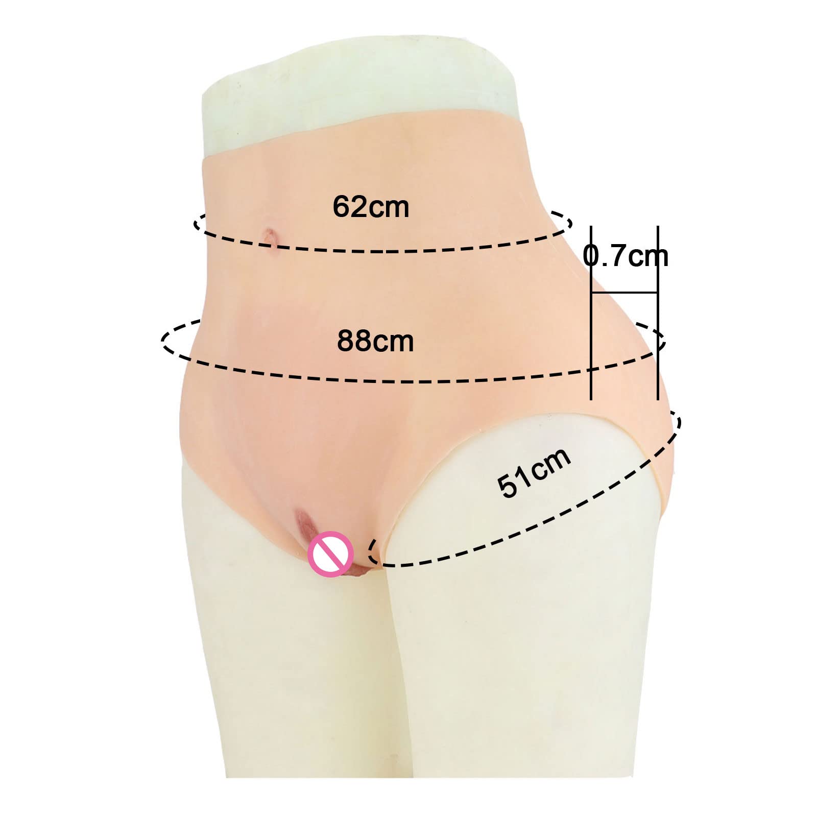 **Silicone Butt Lifter Shapewear for Women - Hip Enhancer Panties with Padded Control Shorts | Crossdressing, Transgender & Cosplay Underwear for a Curvy Silhouette**    *(Perfect for daily wear, special occasions, cosplay, or enhancing your feminine curves with confidence!)*