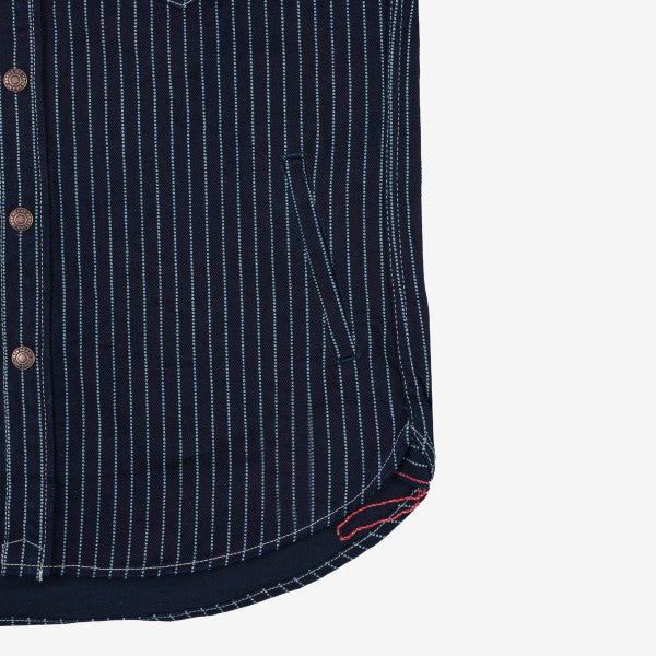 Iron Heart IHSH 227 12oz Wabash CPO Shirt - Indigo Denim Workwear for Men | Durable & Stylish for Outdoor Work, Motorcycle Riding & Casual Wear