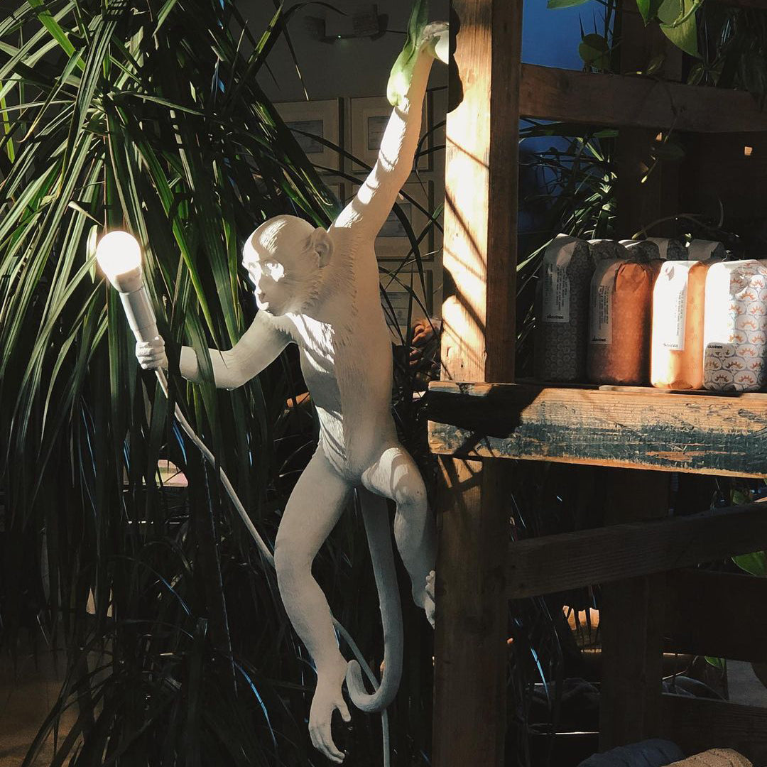 Cute Monkey Wall Lamp - LED Night Light for Kids Room, Nursery, Bedroom - Fun Animal-Themed Decor for Children's Spaces