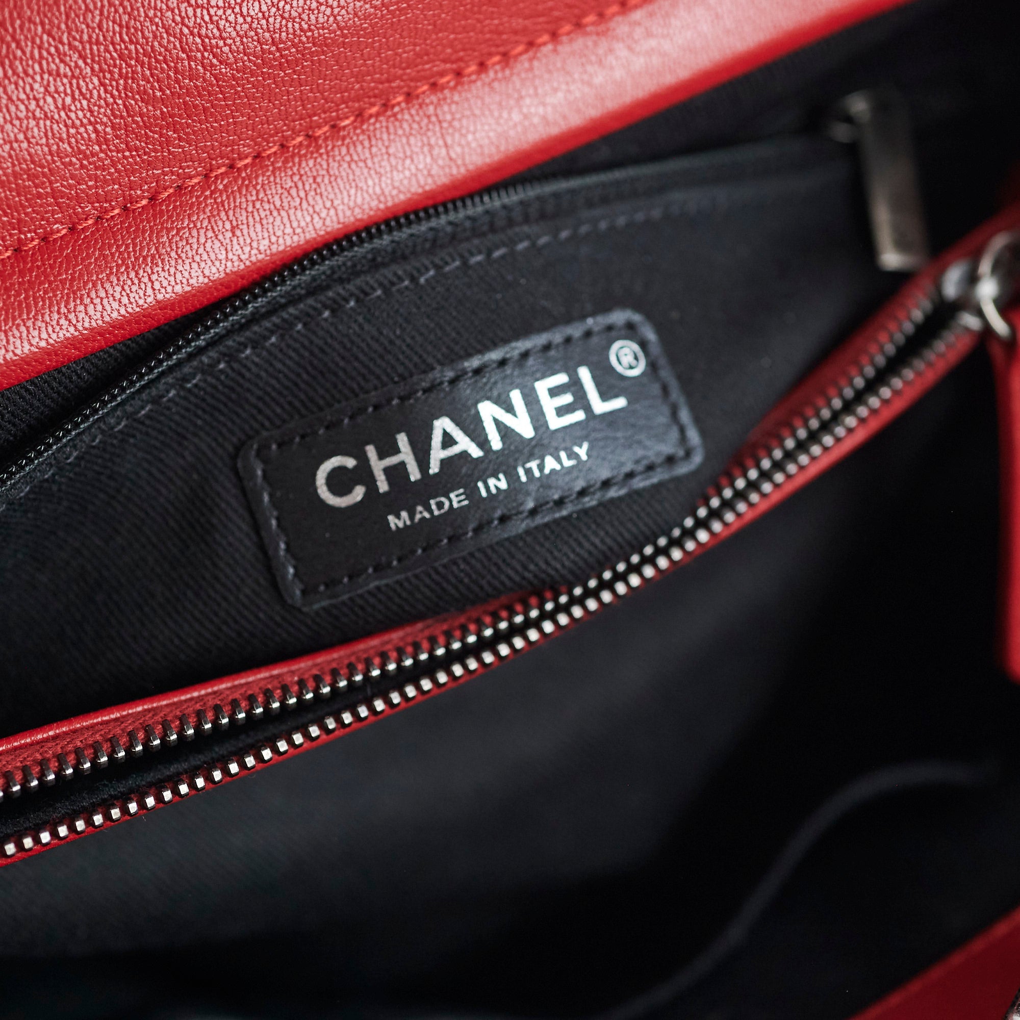 Chanel Quilted Calfskin Leather Tote Bag for Women - Red Luxury Handbag for Work, Travel & Everyday Use