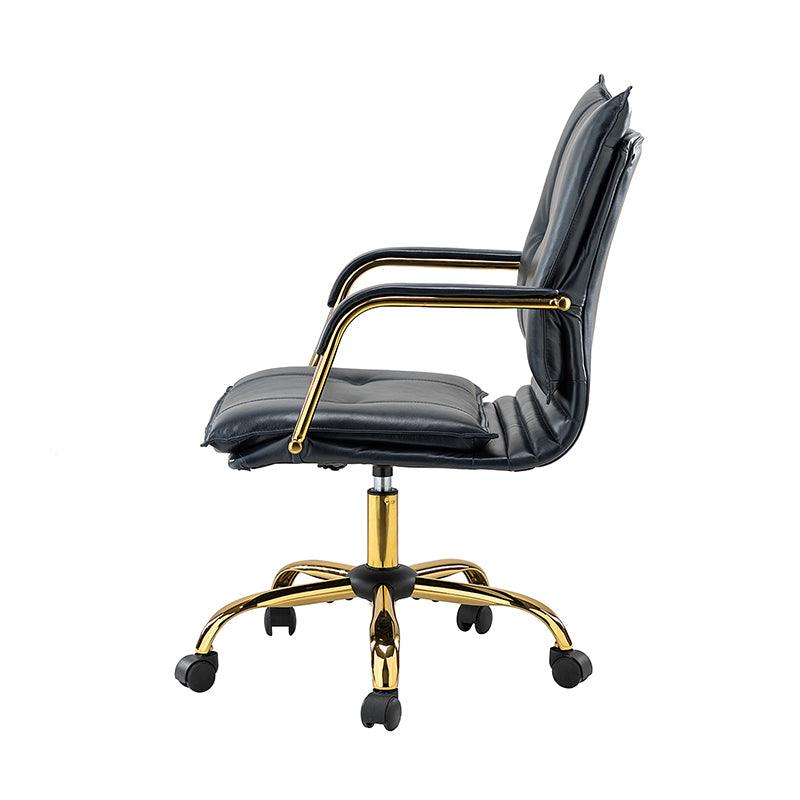 Stylish Michele Vegan Leather Task Accent Chair - Modern Office & Living Room Furniture for Home & Workspace