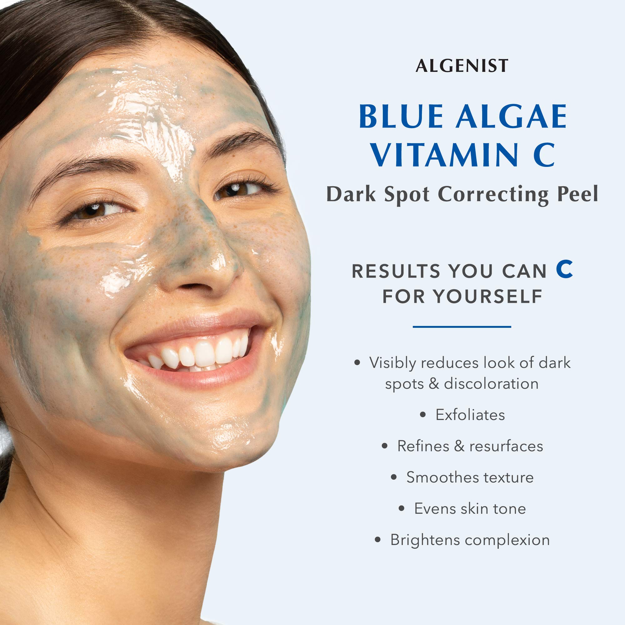 Algenist Collagen Boost, Brighten & Restore Kit - 4-Piece Anti-Aging Skincare Set with Genius Liquid Collagen, Blue Algae Vitamin C Dark Spot Corrector, Calming Relief Cream & Eye Renewal Balm | Perfect for Nighttime Routine & Travel Skincare Essentials