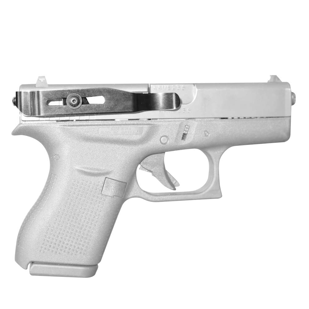 ClipDraw Gun Clip - Low Profile Slim Concealed Carry Holster - Easy Installation - Made in USA - Perfect for Everyday Carry & Concealed Weapon Protection