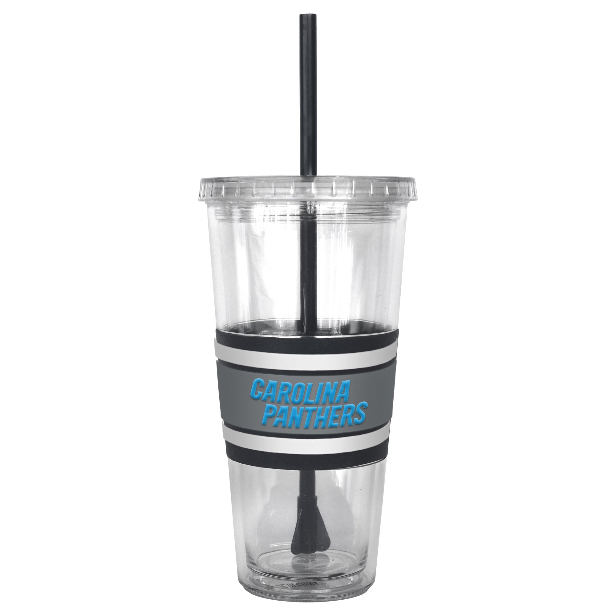 NFL Hype Straw Tumbler 22oz - Insulated Stainless Steel Water Bottle with Lid & Straw - Perfect for Football Games, Tailgating & Sports Fans