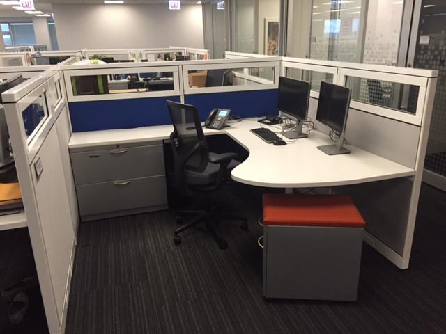 High-Quality Used Steelcase Cubicles for Office & Workspace - Durable & Affordable Office Partitions