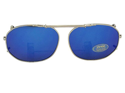 Silver-non Polarized Blue Mirror Gray Lens