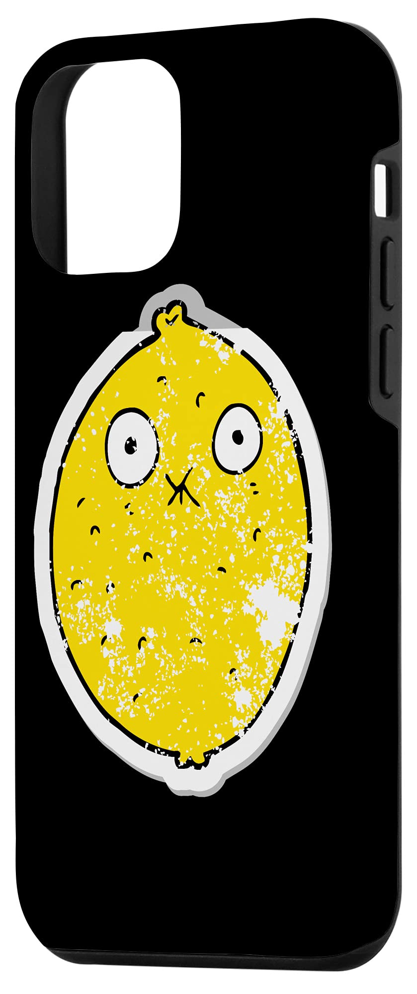 iPhone 12 Mini Yellow Cute Lemon Fruit Cartoon Anime Character Phone Case - Perfect for Anime Lovers, Kawaii Style Protection for Daily Use & Gift Giving