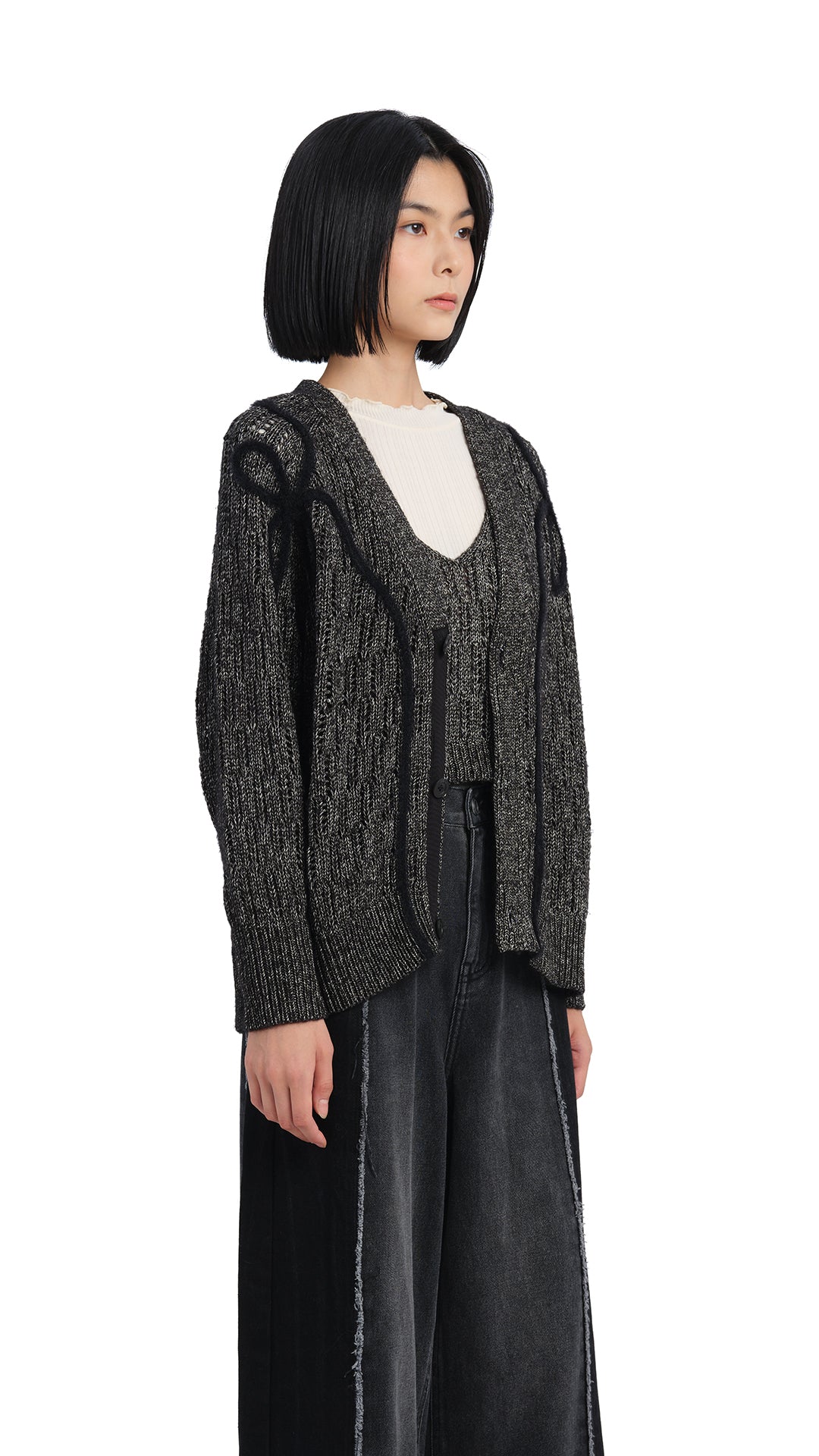 Soft & Cozy Textured Cardigan for Women - Lightweight Knit Sweater for Fall & Winter - Perfect for Layering, Office Wear & Casual Outfits