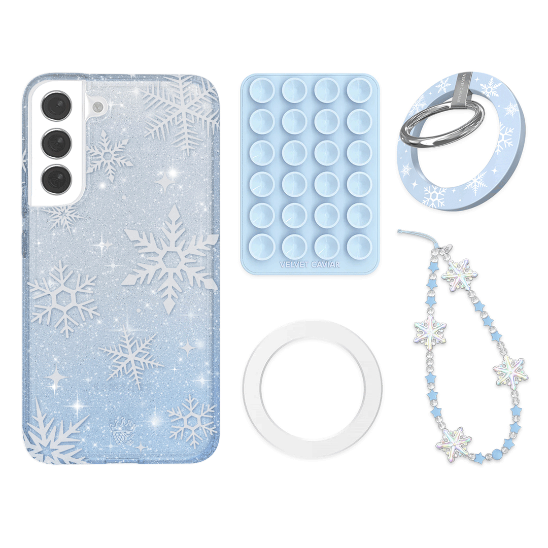 Snow Angel Glitter Galaxy Bundle Set - Non-Slip Grip for Winter Fun, Snowball Fights & Outdoor Adventures | Perfect for Kids & Adults