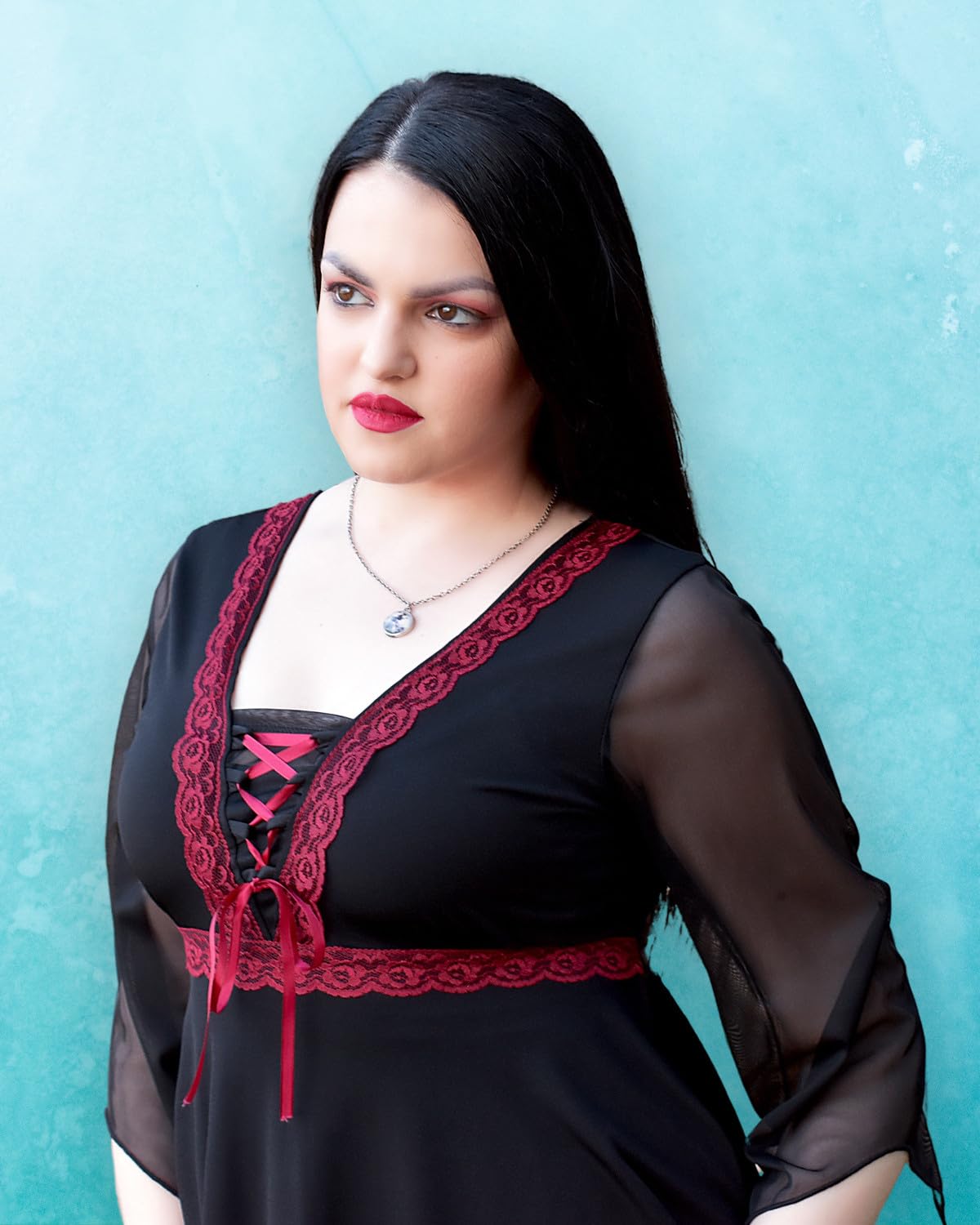 Victorian Gothic Corset Top for Women - Elegant Medieval Blouse for Halloween, Cosplay & Everyday Wear | Perfect for Themed Parties, Renaissance Fairs & Gothic Fashion