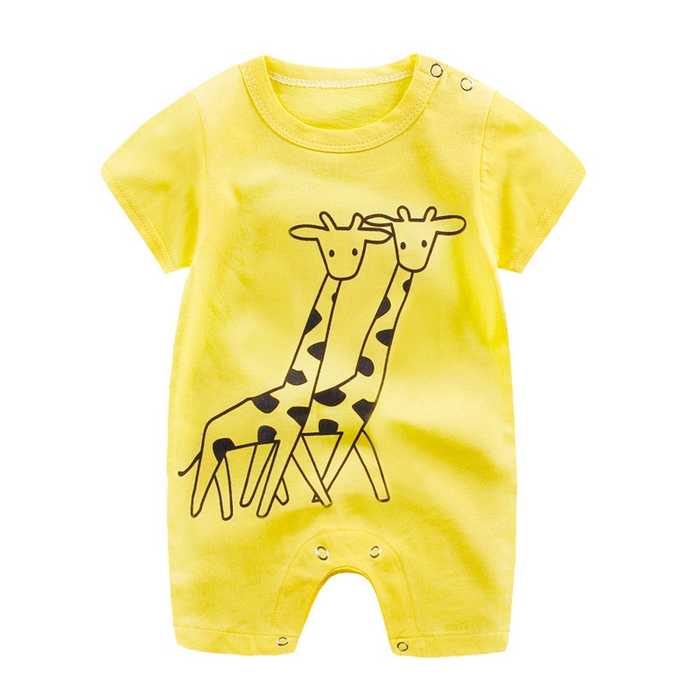 Baby Girl Romper Bodysuit - Soft Cotton Cartoon One-Piece Jumpsuit Outfit for Newborns 0-24 Months | Perfect for Playtime, Photo Shoots & Daily Wear