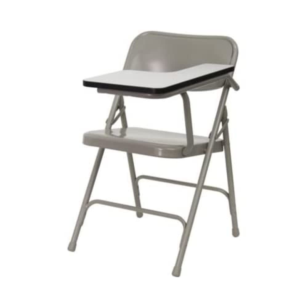 Flash Furniture Rutherford 2-Pack Premium Steel Folding Chair with Left-Handed Tablet Arm - Perfect for Classrooms, Events & Small Spaces