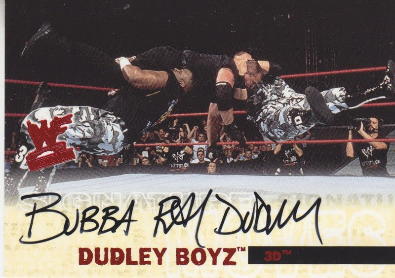 2001 Fleer Wrestlemania Bubba Dudley Autographed Wrestling Card - Limited Edition Collectible (Approx. Value $25) - Perfect for WWE Memorabilia Collections & Wrestling Fan Gifts