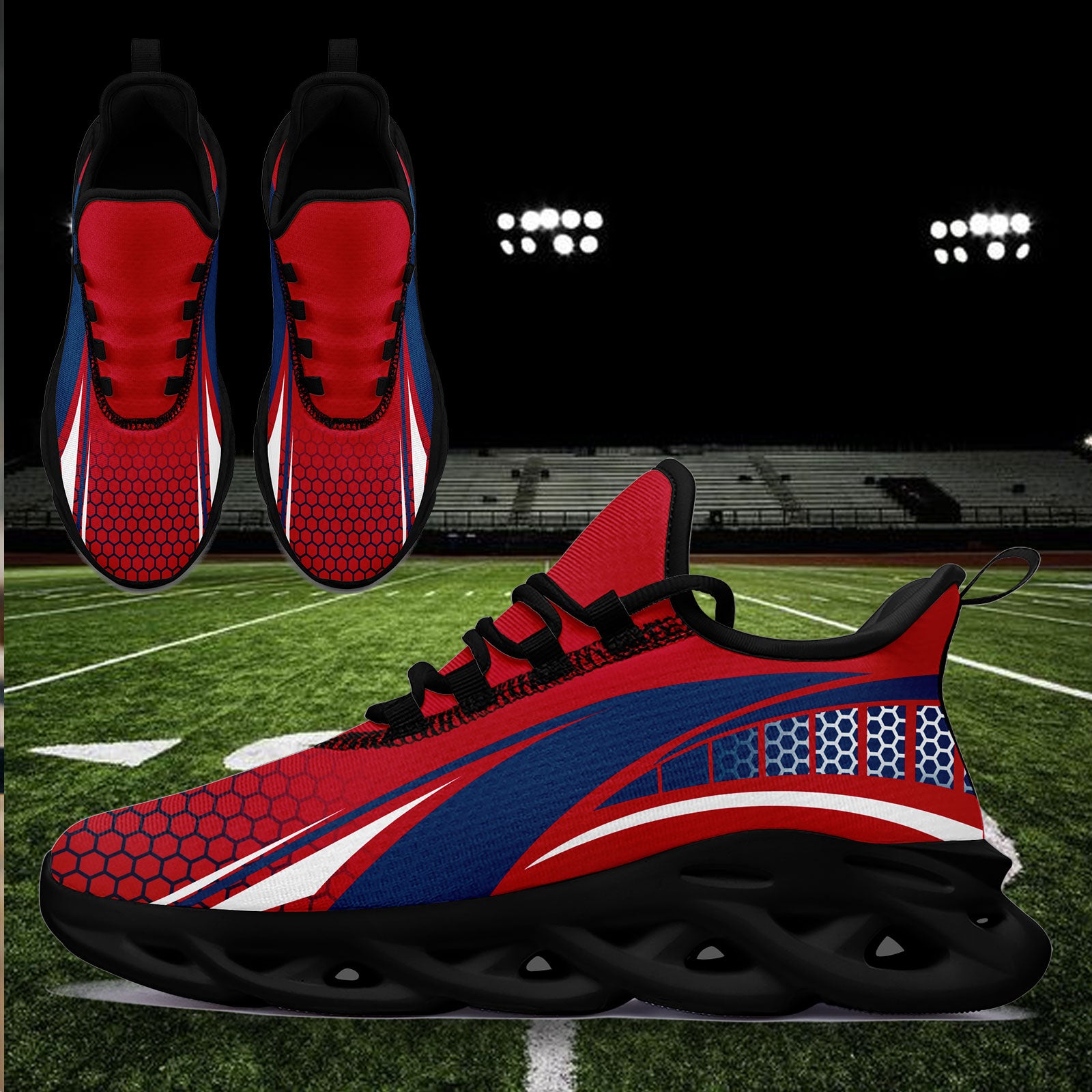 Custom Maxsoul Personalized Sneakers - Breathable Lightweight Running Shoes for Men & Women (FN003 E025022 Size 14) - Perfect for Jogging, Gym Workouts & Casual Wear