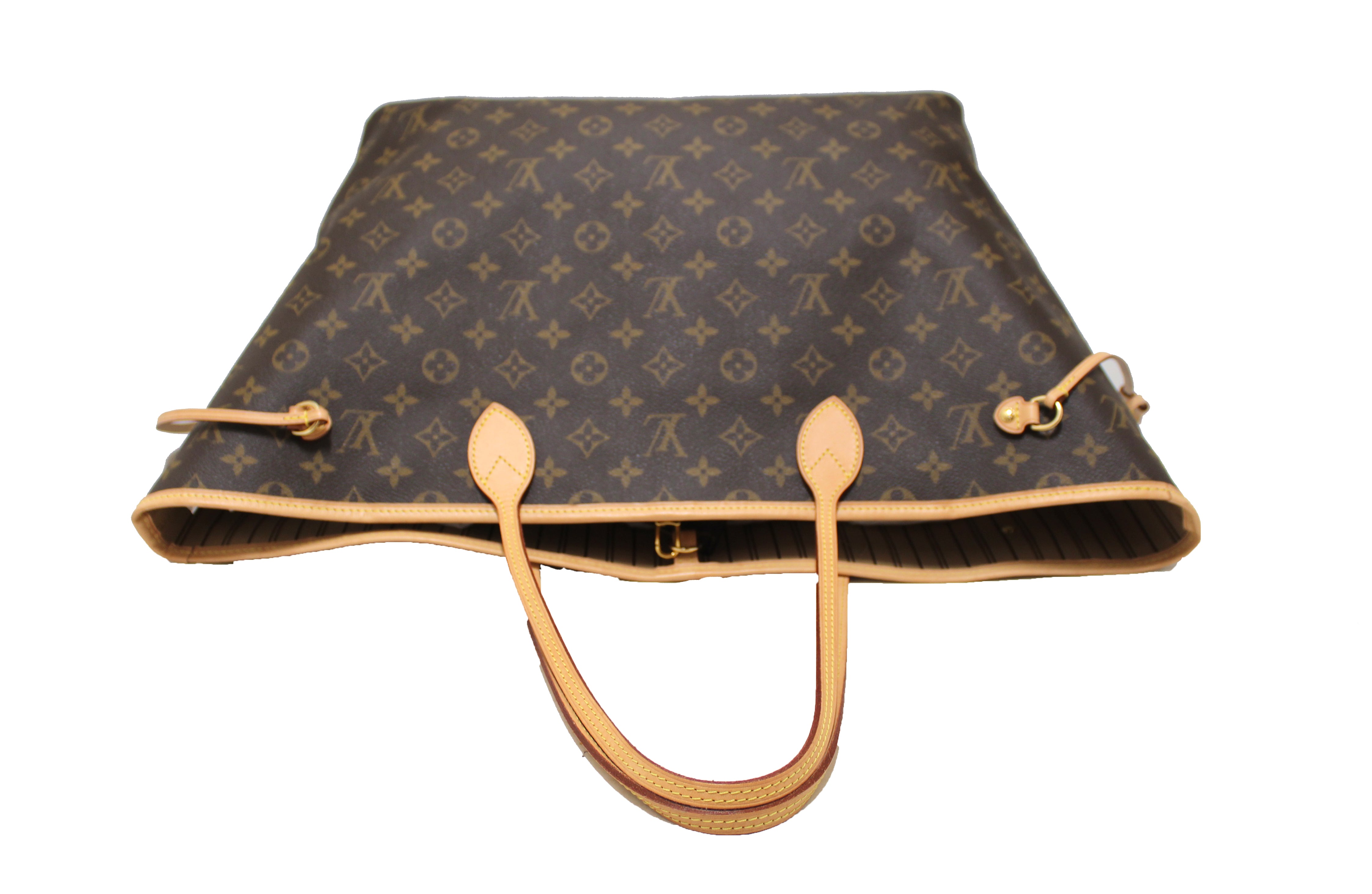 Authentic Louis Vuitton Neverfull GM Monogram Canvas Tote Bag - Luxury Designer Shoulder Handbag for Women, Perfect for Work, Travel & Everyday Use