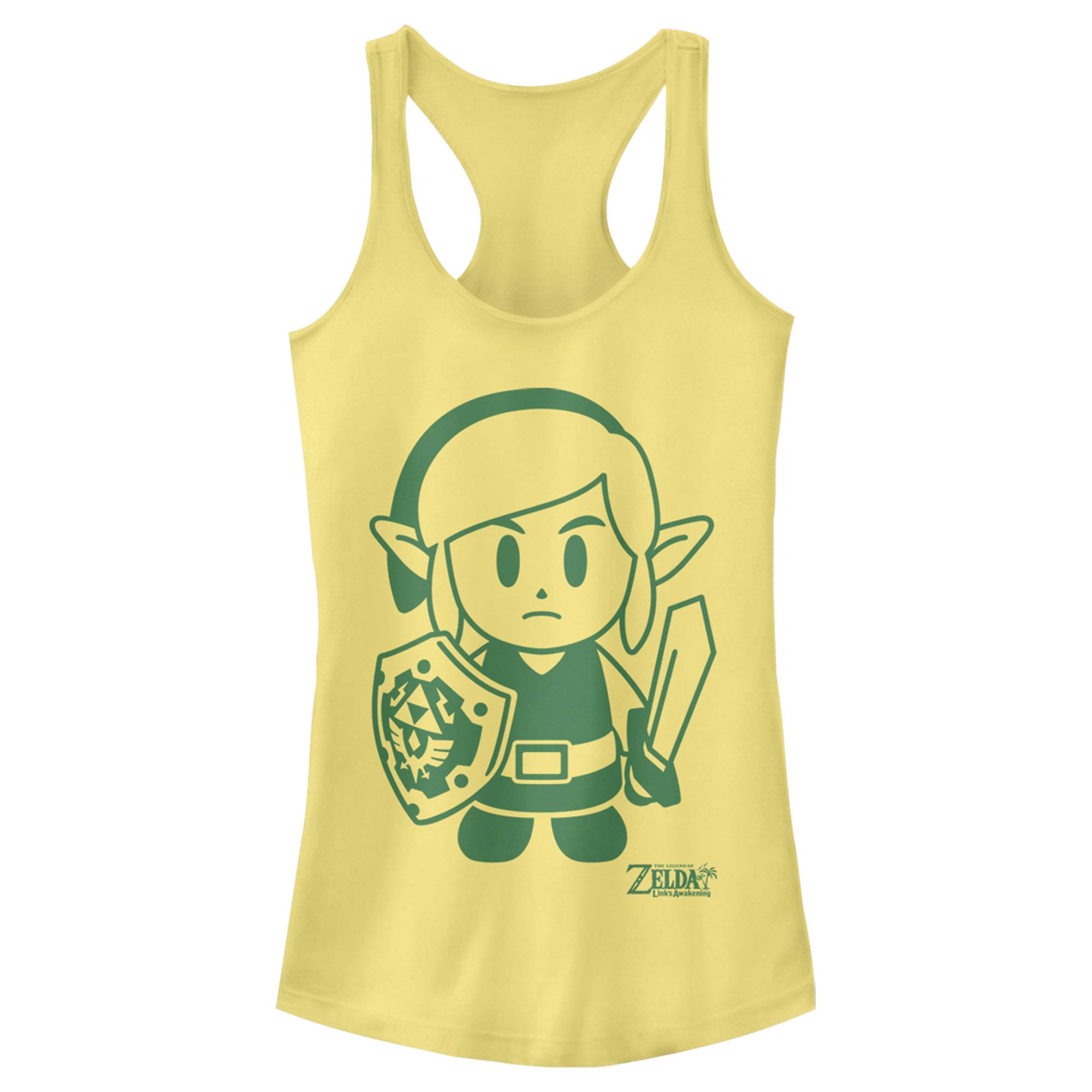 Nintendo Legend of Zelda Link's Awakening Racerback Tank Top for Women - Breathable Gaming Tee for Cosplay, Conventions & Casual Wear