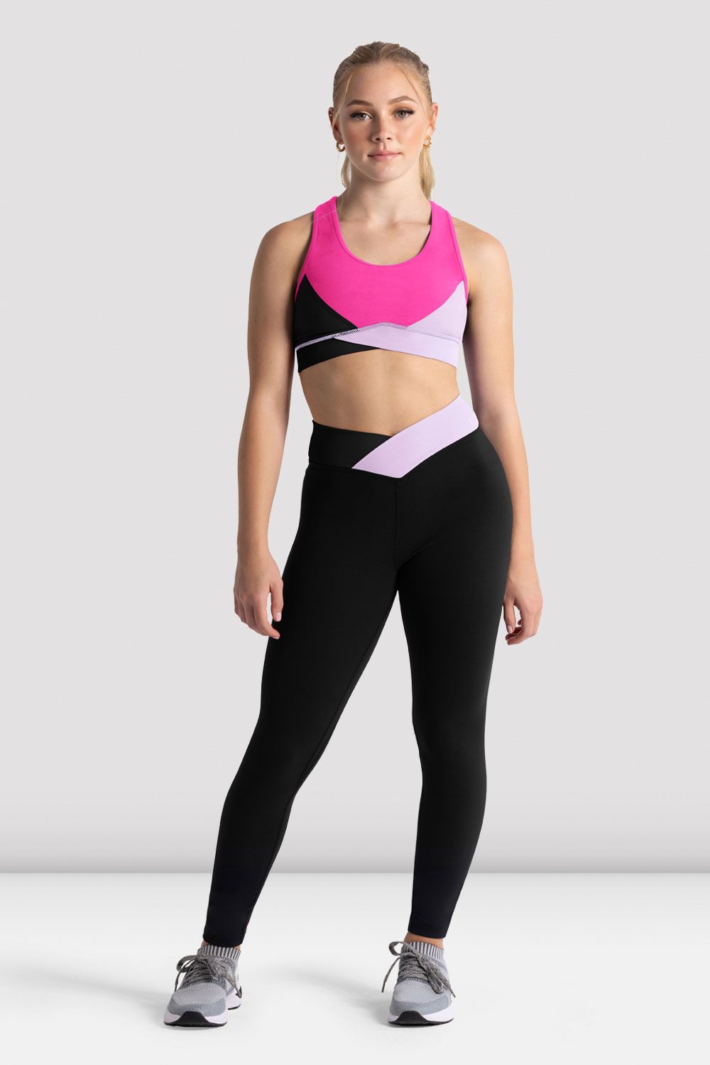 Girls Freestyle Wrap Legging - Stretchy High Waist Yoga Pants for Dance, Workout & Active Wear - Perfect for Gym, Running & Casual Outfits