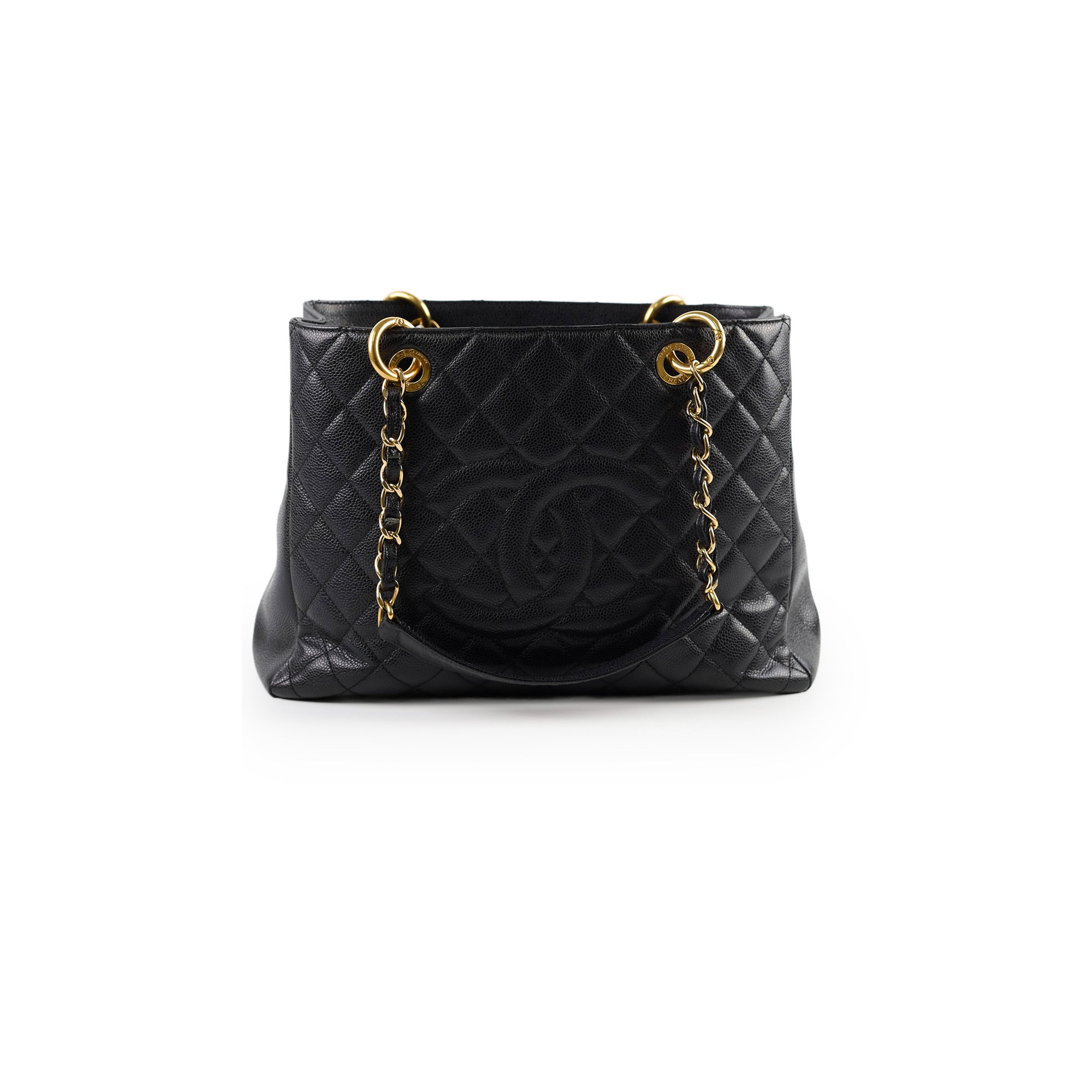 Chanel Caviar Leather Grand Shopping Tote GST Handbag - Luxury Black Designer Shoulder Bag for Women | Perfect for Work, Travel & Everyday Use