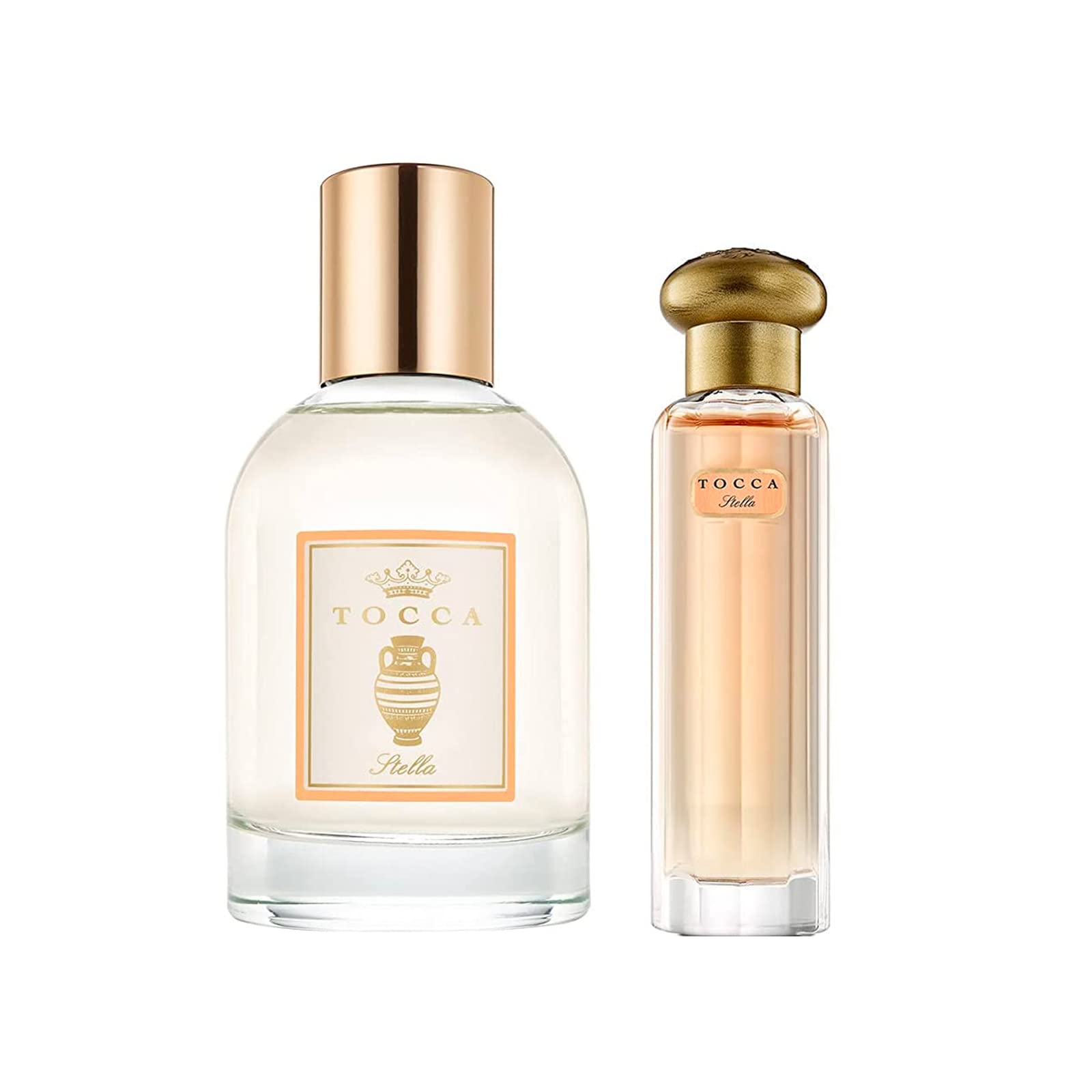 Tocca Stella Dry Body Oil (100ml) & Eau de Parfum (20ml) Set - Fresh Floral Scent with Blood Orange, Freesia & Spicy Lily Notes | Moisturizing Body Oil & Perfume Gift Set for Women | Perfect for Daily Use, Special Occasions & Travel