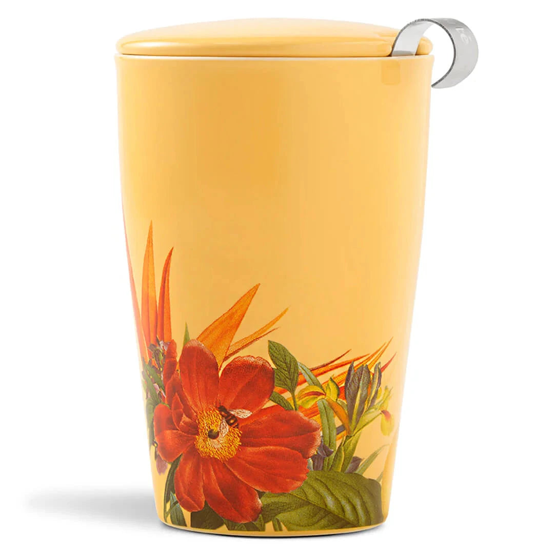 Tea Forte KATI Infuser Cup - Premium Loose Leaf Tea Brewing Mug with Built-in Strainer - Perfect for Home, Office & Gift Giving