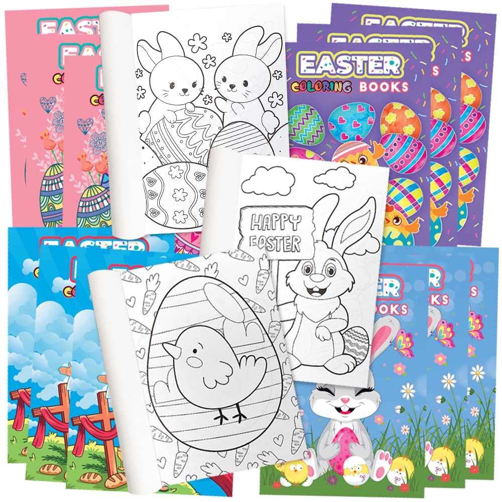 ArtCreativity 20 Pack Easter Mini Coloring Books for Kids - 5