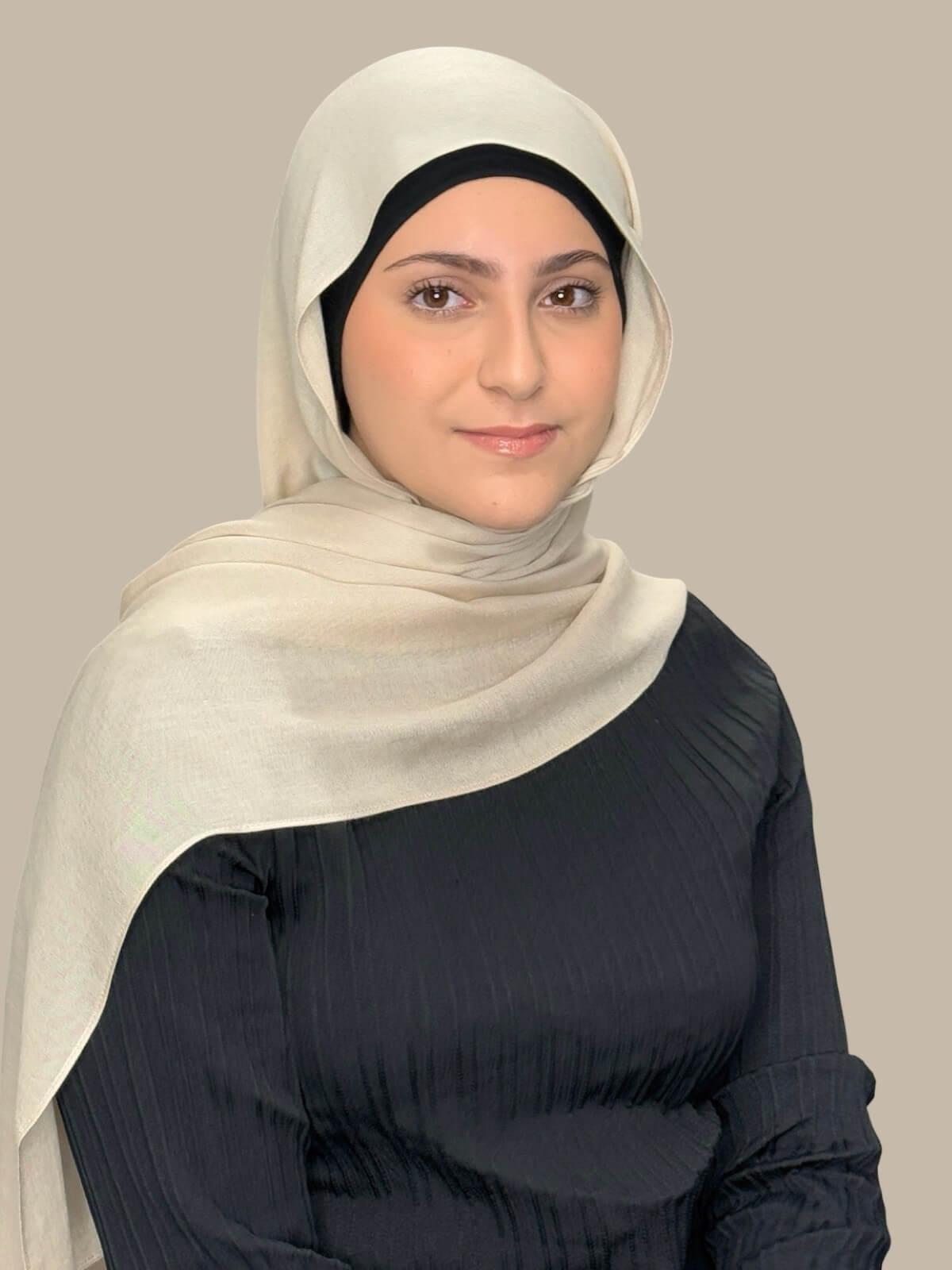 Fashionable Cotton Modal Hijab Scarf for Women - Soft & Breathable Head Covering - Perfect for Daily Wear, Prayer, and Special Occasions