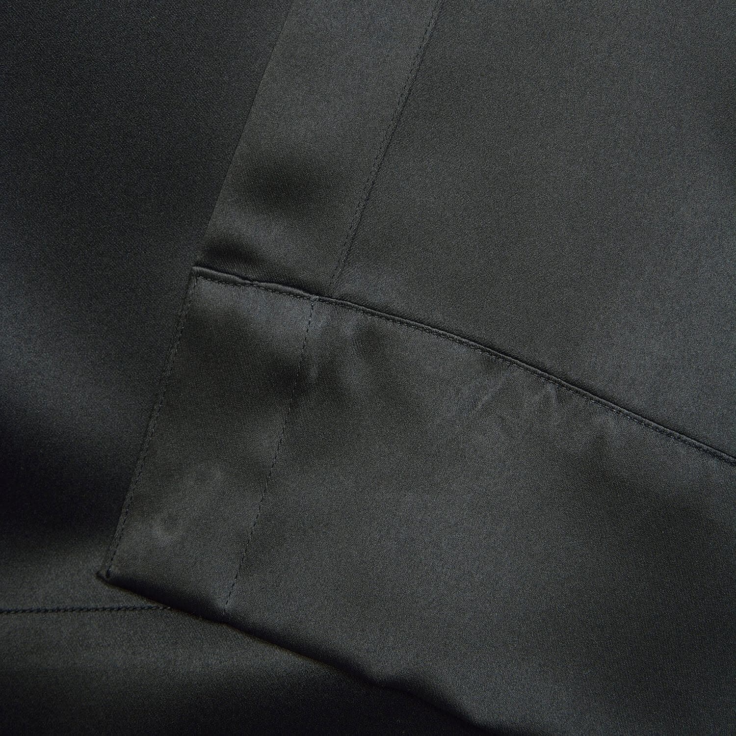 Jet Black Grommet Blackout Curtains for Bedroom - Thermal Insulated Window Drapes for Noise Reduction & Light Blocking - Perfect for Home Theater, Nursery & Shift Workers