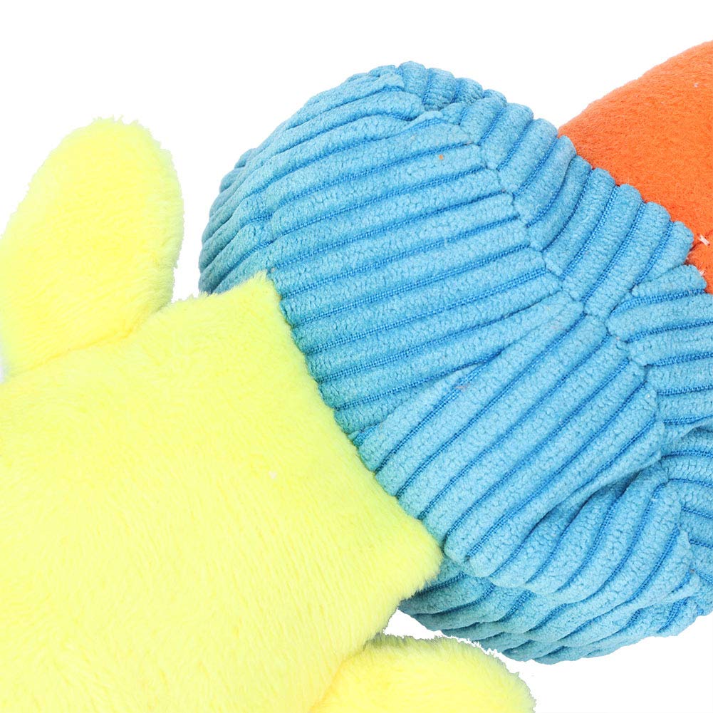 Zerodis 2 Pack Squeaky Dog Toys - Durable Chew Toys with Squeakers, Soft Plush Duck & Monkey Puppy Toys for Teething, Small, Medium & Large Dogs - Perfect for Playtime, Training & Anxiety Relief