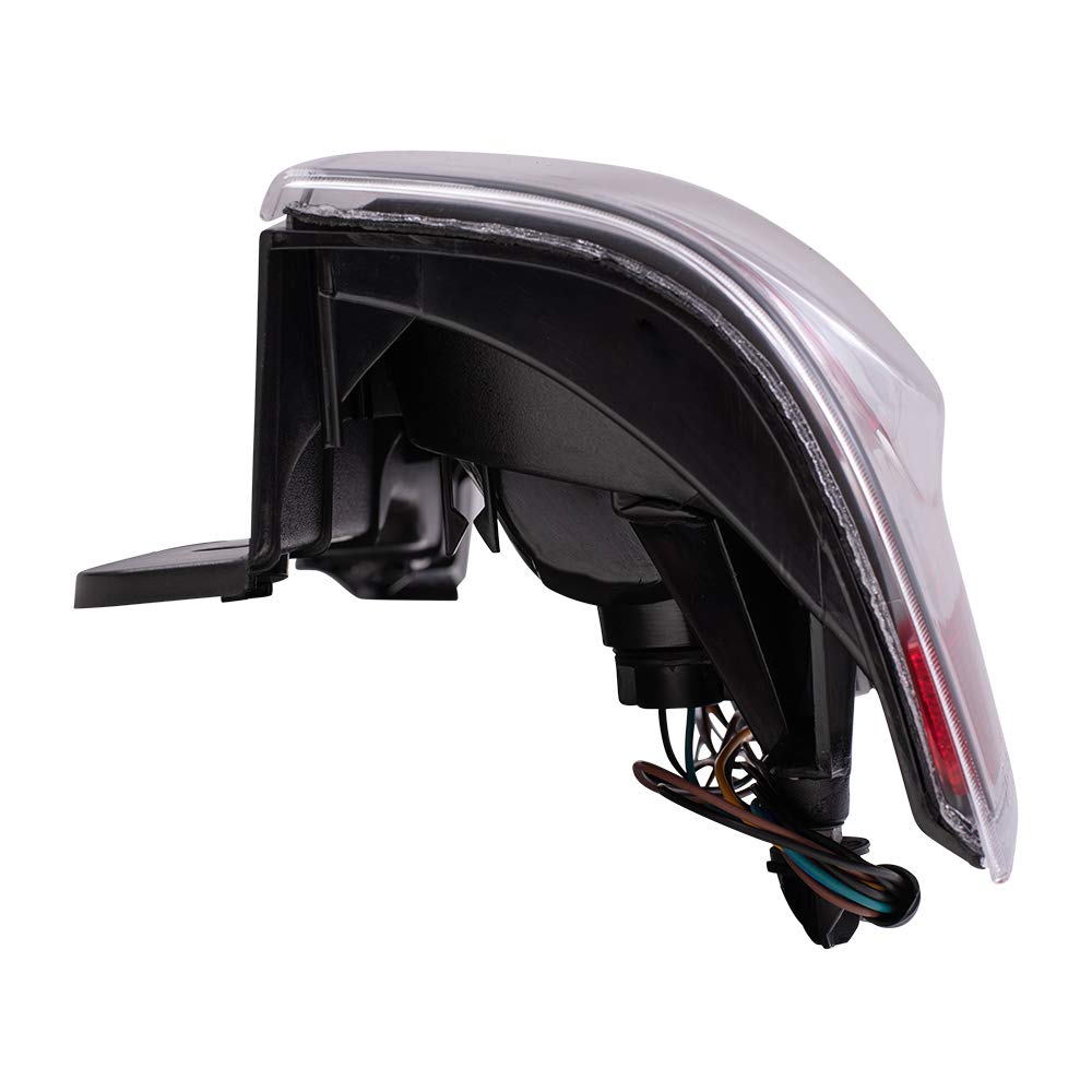 2007-2014 GMC Yukon Denali Replacement Tail Lights Set - Driver & Passenger Side with Black Bezels (Part #25975977, 25975978) | Durable LED Brake Lights for Enhanced Safety & Style | Perfect for Night Driving & Off-Road Adventures
