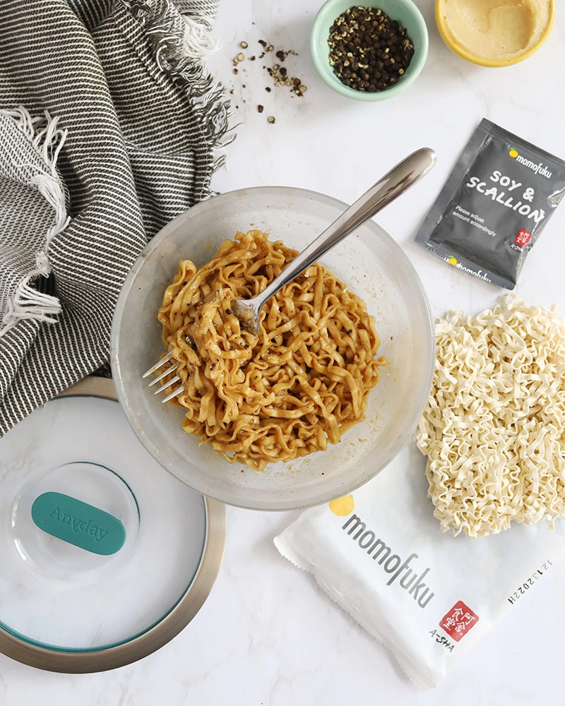 Momofuku Miso Cacio e Pepe Noodles - Authentic Japanese-Italian Fusion Pasta | Quick & Easy Gourmet Meal for Home Cooking & Dinner Parties