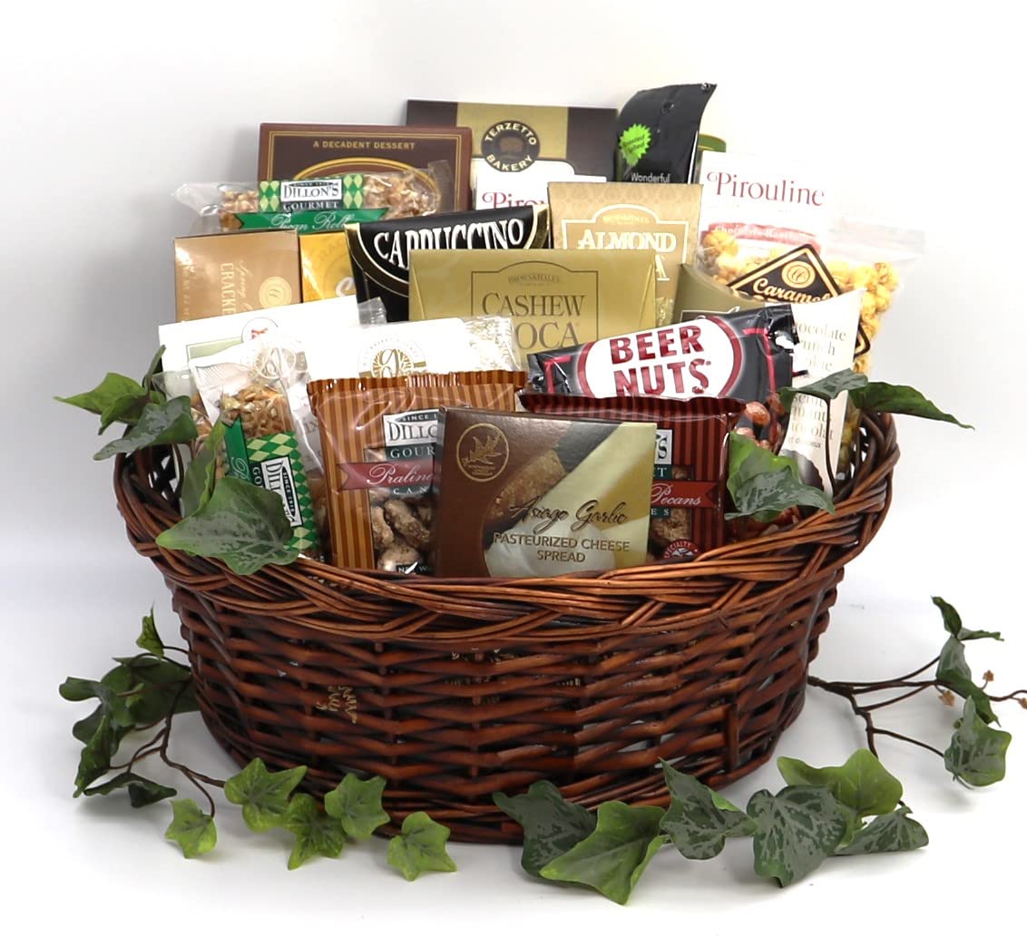 Premium Luxury Gift Basket - Elegant Gourmet Food & Wine Hamper for Corporate Gifts, Birthday Presents & Holiday Celebrations | Ideal for VIP Clients, Special Occasions & Thoughtful Surprises