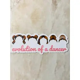 Denali & Co Dance Stickers - Fun & Colorful Vinyl Decals for Dance Studios, Water Bottles, Laptops & More