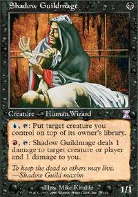 Magic: The Gathering Shadow Guildmage Timeshifted Card - Rare MTG Collectible for Deck Building & Strategy Games
