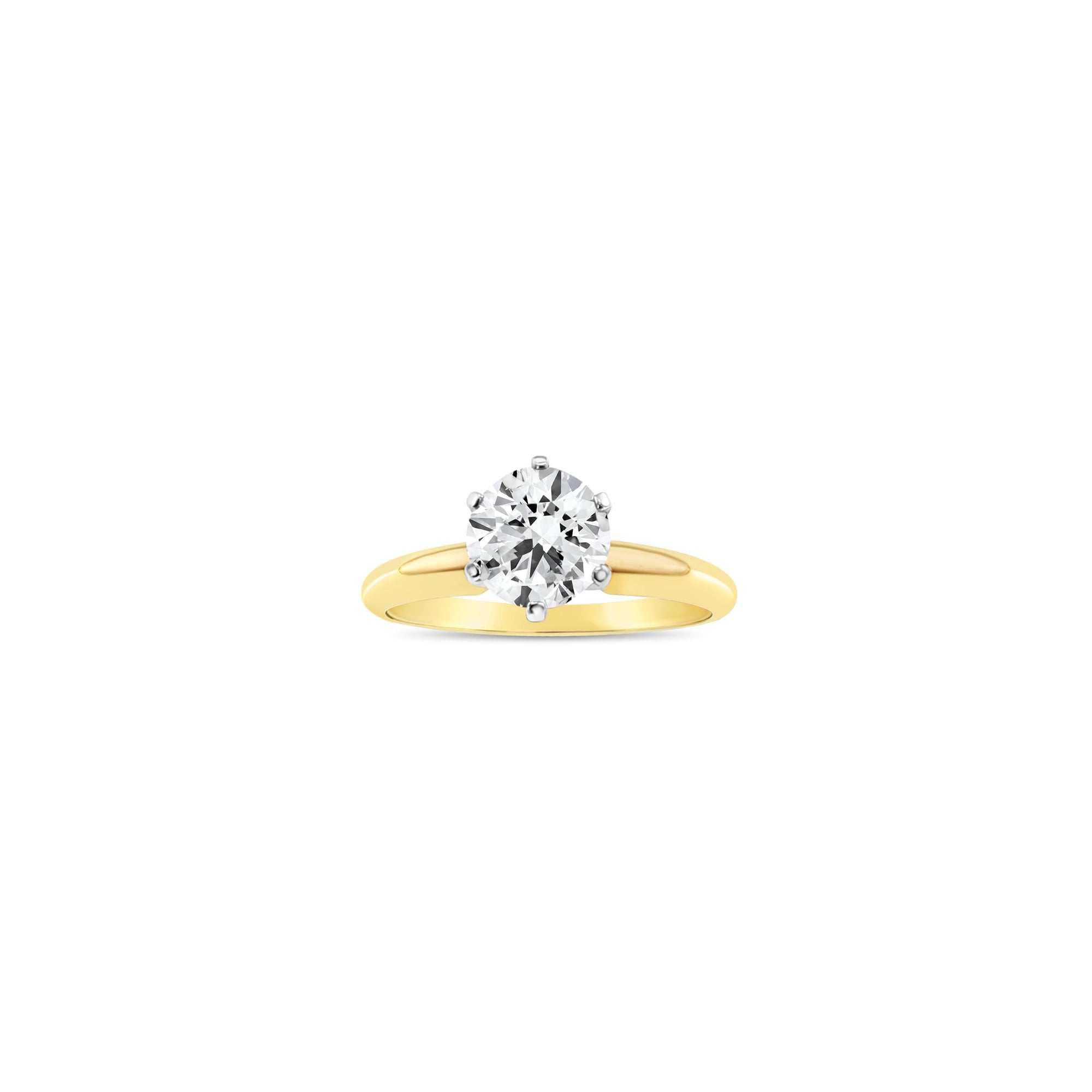 1.21cttw One Carat Brilliant Solitaire Diamond Engagement Ring - 14K White Gold Wedding Band for Her, Perfect Proposal Gift & Anniversary Jewelry