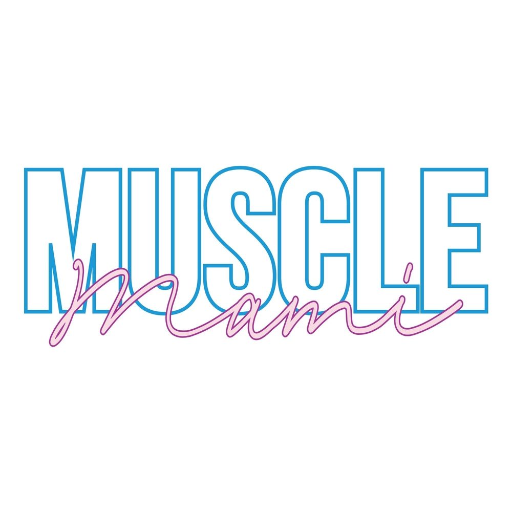 Women's Muscle Mami Racerback Cropped Tank Top - White | Workout & Gym Essential | Perfect for Yoga, Running & Fitness
