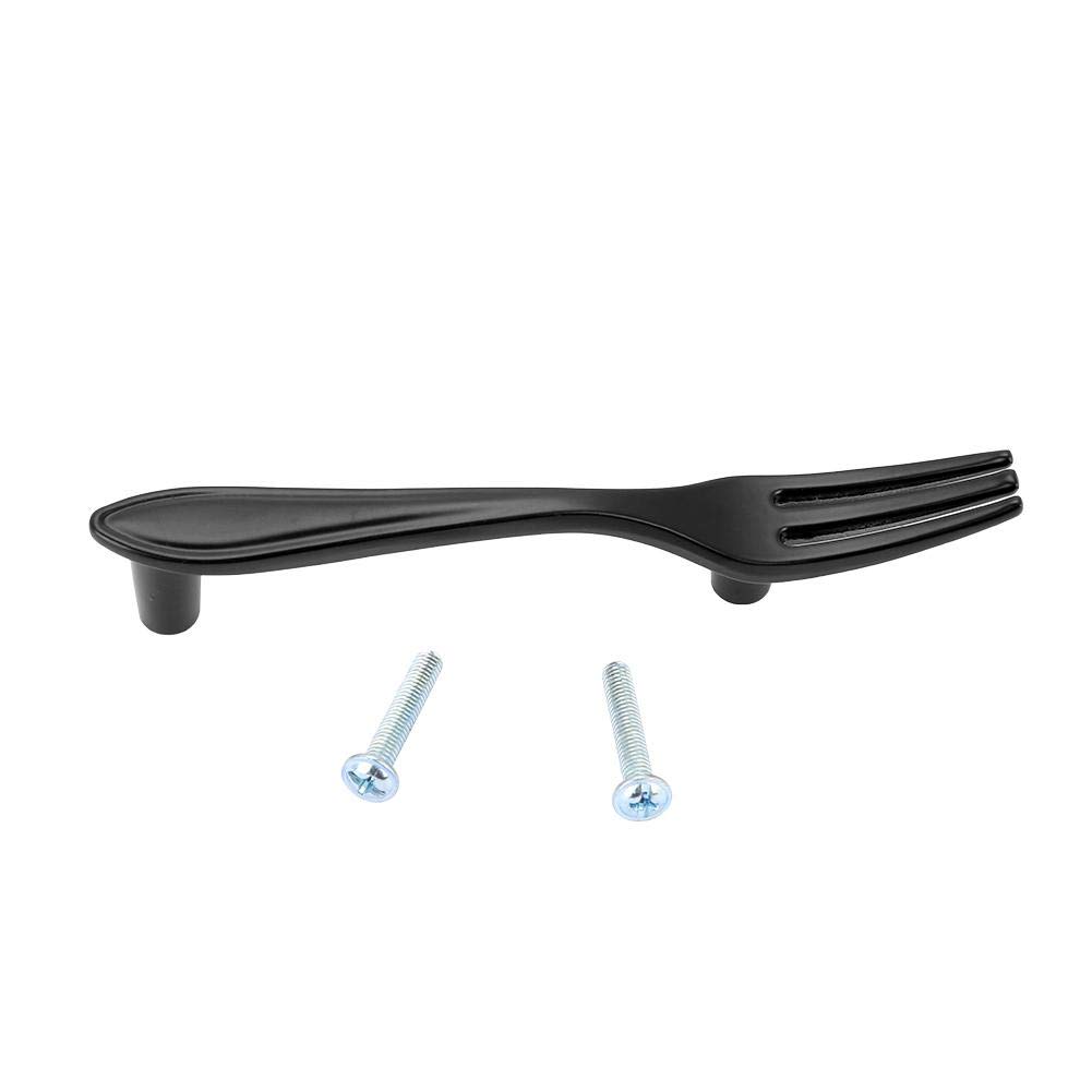 Garosa 2-Pack Cabinet Handles - Durable Zinc Alloy Tableware-Shaped Drawer Pulls - Solid Kitchen Furniture Hardware for Cabinets, Dressers & Storage (Perfect for Modern Kitchens & Bathroom Renovations)
