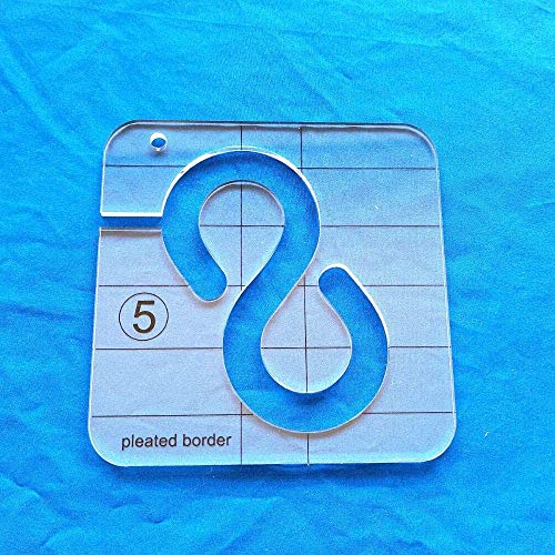 Pleeated Border Template