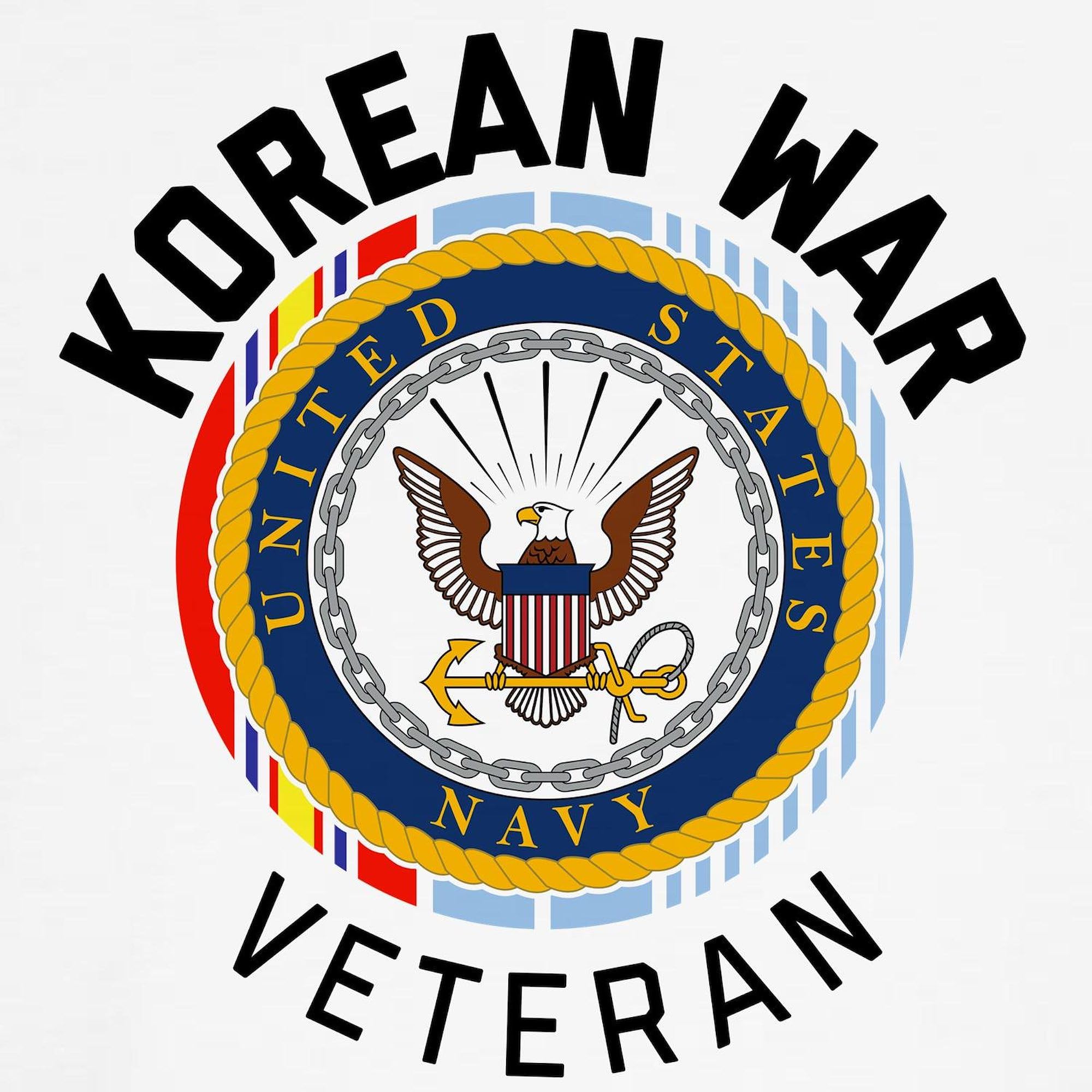 Navy Korean War Veteran Maternity T-Shirt for Women - Ruched Side Design, Comfortable Pregnancy Shirt - Perfect for Military Apparel, Patriotic Events & Maternity Photoshoots