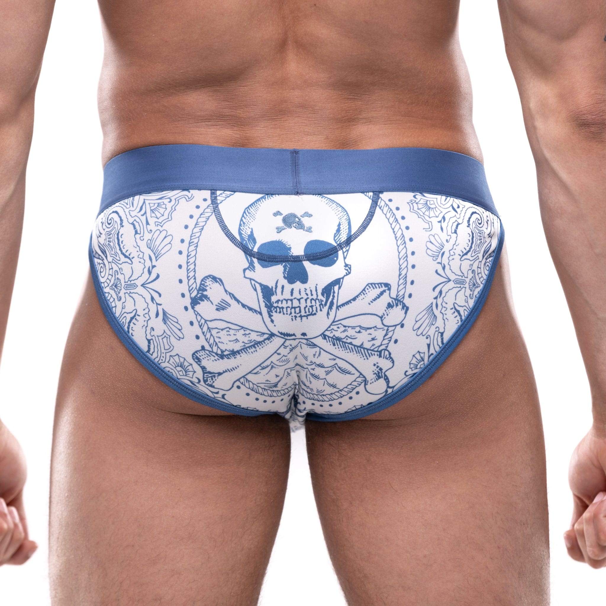 Nautical Bandana Sport Brief - Breathable Quick-Dry Men's Underwear for Running, Gym & Outdoor Activities | Comfortable & Stylish Swimwear Alternative