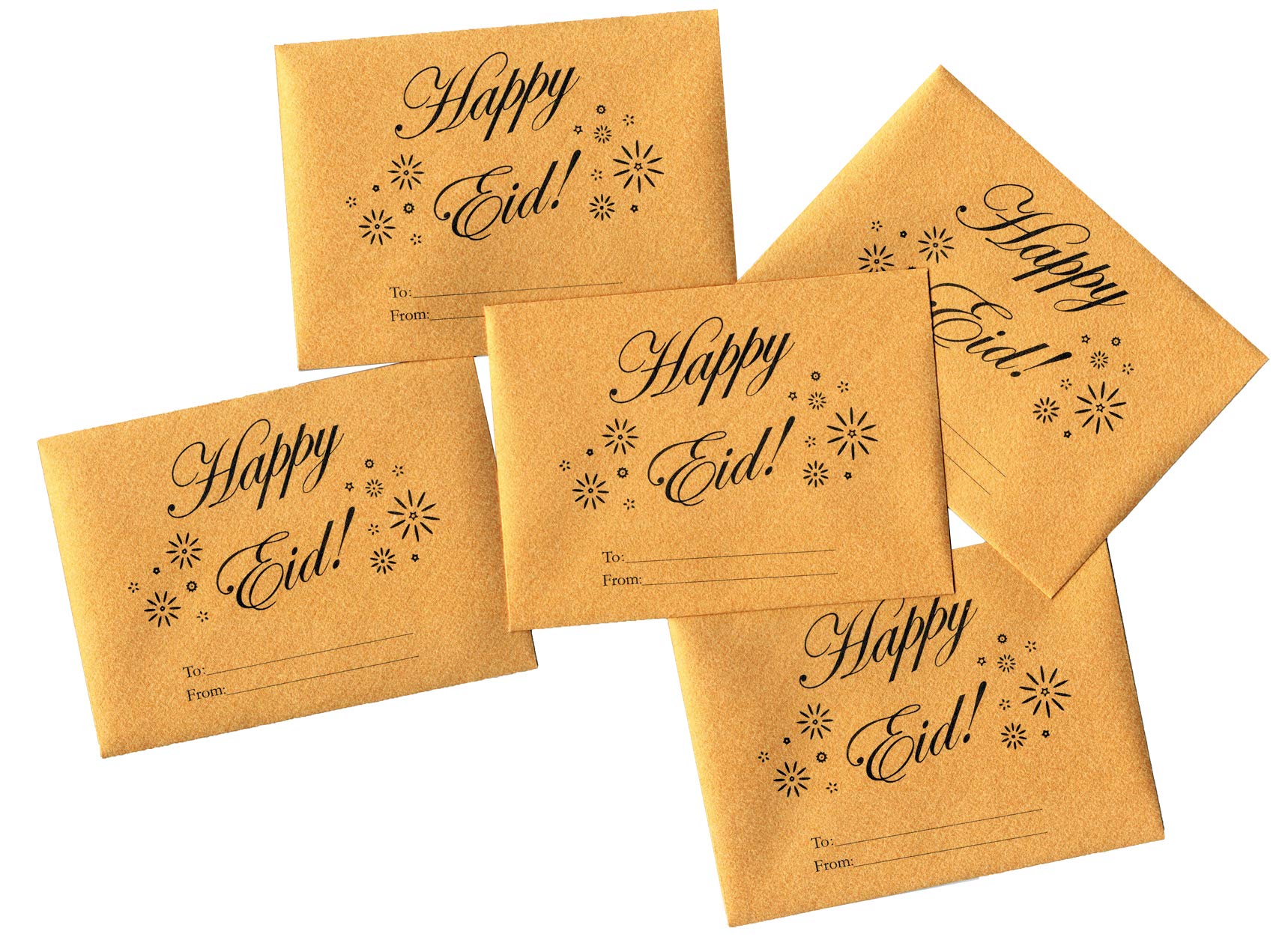 Golden Mini Gift Card Envelopes - 2.7